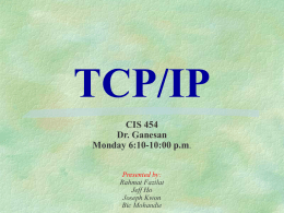 TCP/IP Utilities