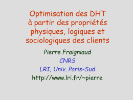 Pierre Fraigniaud CNRS LRI, Univ. Paris-Sud