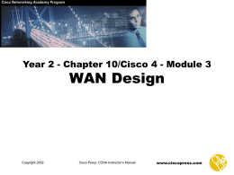 WAN Design