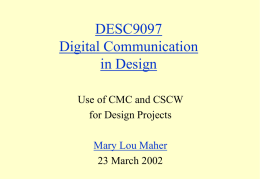 Introduction to Digital Communication in Design