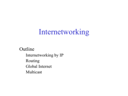 Internetworking - Witchita State University