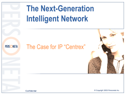 The Next-Generation Intelligent Network