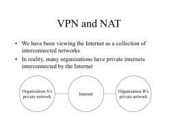 VPN and NAT