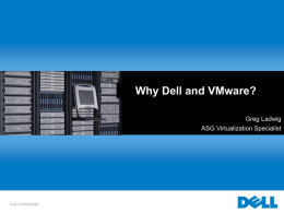 Why Dell and VMware? - Council on Information Technology