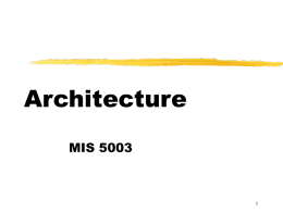 IS Architecture