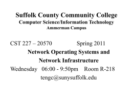 Week 1 Intro to Networks and Networking Concepts