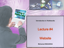lecture#4-Website