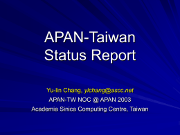 APAN2003-TW-report