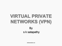 virtual private networks (vpn)