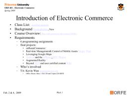 Introduction of Electronic Commerce