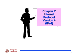 Chapter7 (IPv4)