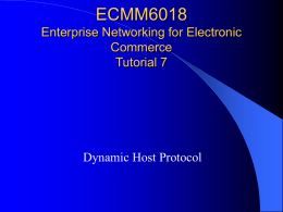 ECMM6018 Tutorial8