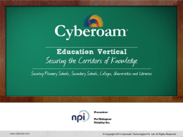 Cyberoam Education Sector - Rizal Technological University