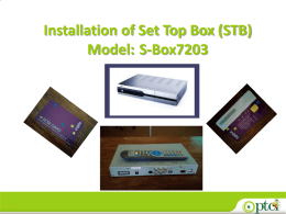 STB Configuration For IPTV