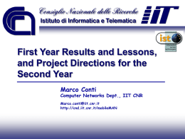 IIT-CNR presentation