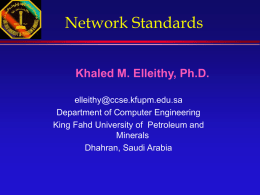 Network Layer - King Fahd University of Petroleum and Minerals