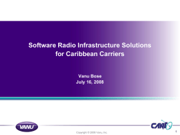 Software Radio Infra Solutions for Caribbean Carriers (2)