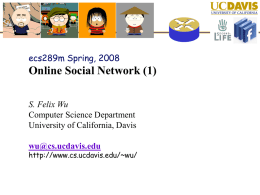 Davis Social Links, April-01, 2008
