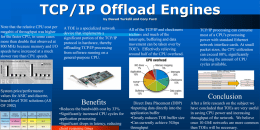 TCP Offload Engines