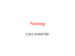 Naming system
