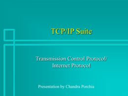 TCP/IP Suite