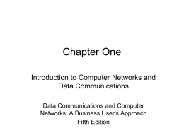 Chapter1-Introduction - Winona State University