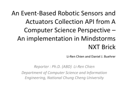 An Event-Based Robotic Sensors and Actuators Collection API from