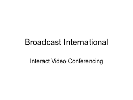 Broadcast International