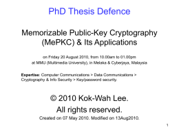 PhD Thesis Defence