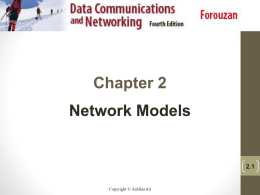 2.1 Chapter 2 Network Models