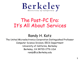 KTH@Wireless - BNRG - University of California, Berkeley