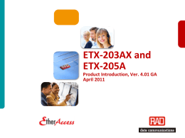 ETX_203AX and 205A_presentation