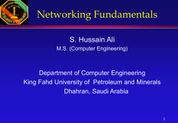 Connectivity - King Fahd University of Petroleum and Minerals