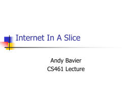 Internet In A Slice - Princeton University