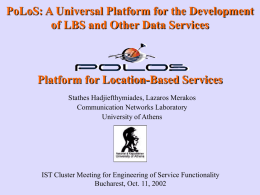 A Universal Platform for the Development of LBS and Other