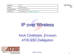 IP in Wireless