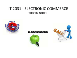 it 2031 – electronic commerece