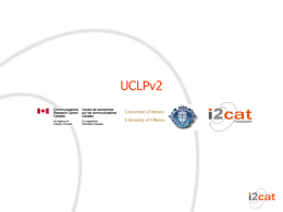 Requirements and a draft architecture of the second version of UCLP