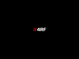 4RF corporate presentation