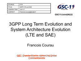 3GPP Long Term Evolution and System Architecture - Docbox