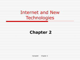 Internet and New Technologies - Where can my students do