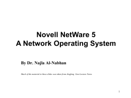 What is Novell NetWare? - Home