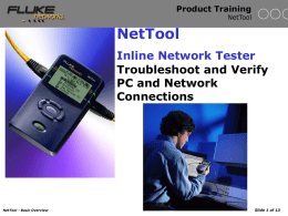 NetTool - Fluke Networks