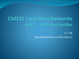 Use raw socket to r/w the header of a IPv4 packet