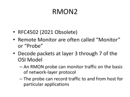 RMON (alarms and filtering)
