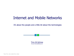 Mobile networks