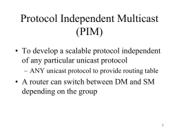 ip multicast routing