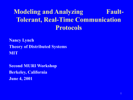 Modeling and Analyzing Fault-Tolerant Real
