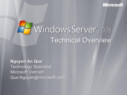 Windows Server 2008 DC