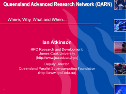 Queensland Advanced Research Network (QARN)
